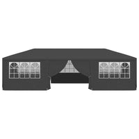 Gazebo Professionale con Pareti 4x9 m Antracite 90 g/m² 48539