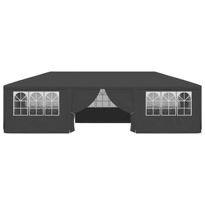 Gazebo Professionale con Pareti 4x9 m Antracite 90 g/m² 48539