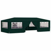Gazebo Professionale con Pareti 4x9 m Verde 90 g/m² 48540