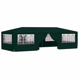 Gazebo Professionale con Pareti 4x9 m Verde 90 g/m² 48540
