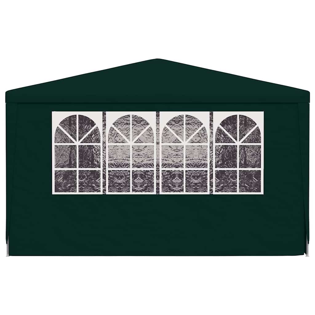 Gazebo Professionale con Pareti 4x9 m Verde 90 g/mÂ²