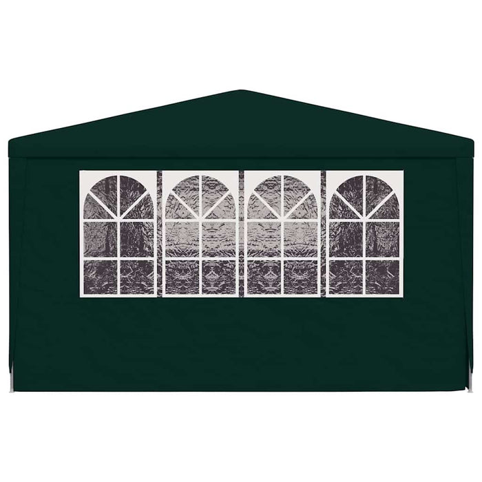 Gazebo Professionale con Pareti 4x9 m Verde 90 g/mÂ²