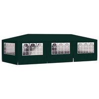 Gazebo Professionale con Pareti 4x9 m Verde 90 g/m² 48540