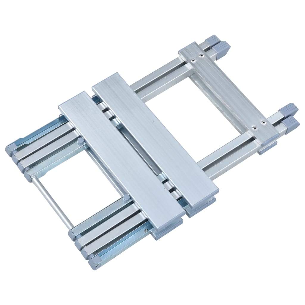 Sgabello da Campeggio in Alluminio 28x26x39 cm 48184