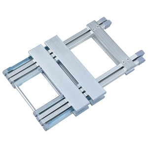 Sgabello da Campeggio in Alluminio 28x26x39 cm 48184