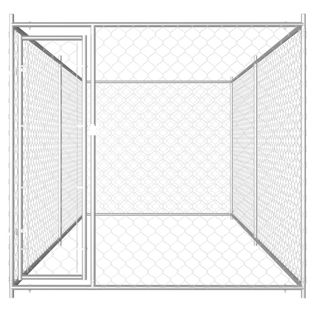 Cuccia da esterno gabbia recinto per animali box per cani da esterno 382 x 192 x 185 cm 02_0000350