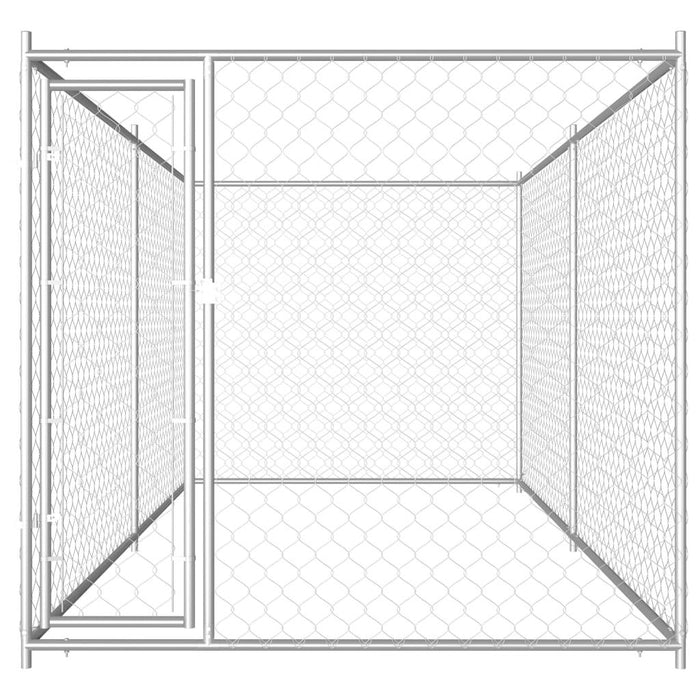 Cuccia da esterno gabbia recinto per animali box per cani da esterno 382 x 192 x 185 cm 02_0000350