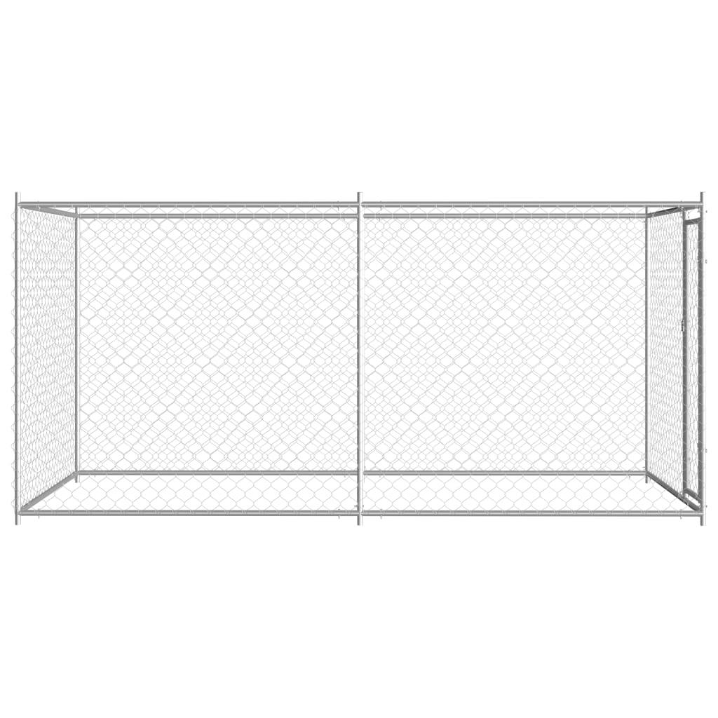 Cuccia da esterno gabbia recinto per animali box per cani da esterno 382 x 192 x 185 cm 02_0000350