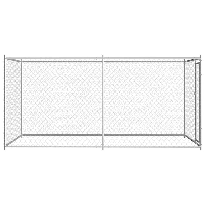 Cuccia da esterno gabbia recinto per animali box per cani da esterno 382 x 192 x 185 cm 02_0000350