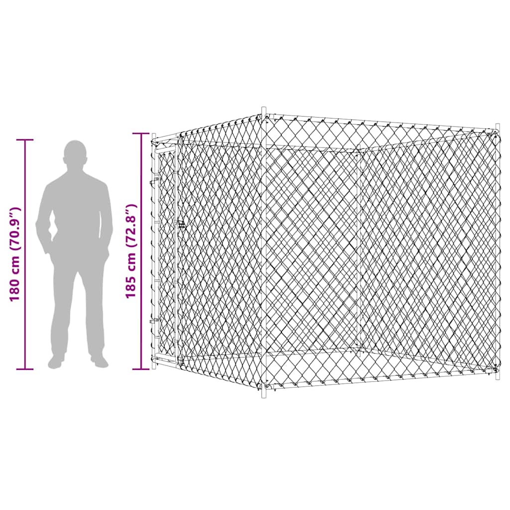 Canile da Esterno 193x193x185 cm 145027