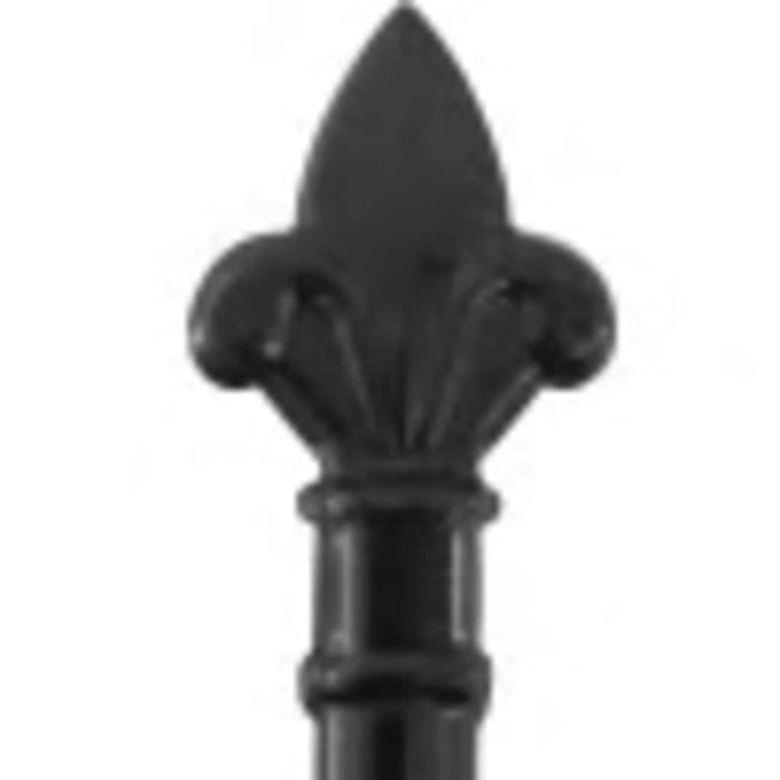 Cancello a Doppia Anta con Punte in Acciaio 3x2 m Nero cod mxl 48182