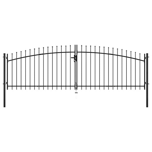 Cancello Doppio con Punte a Lancia 400x175 cm 145739