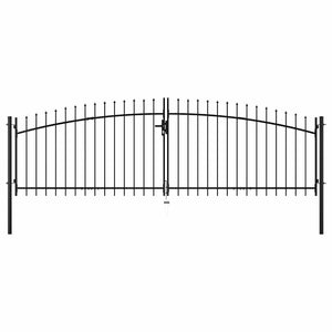 Cancello Doppio con Punte a Lancia 400x175 cm