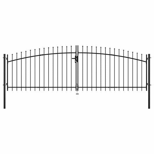 Cancello Doppio con Punte a Lancia 400x175 cm