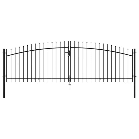 Cancello Doppio con Punte a Lancia 400x200 cm 145740