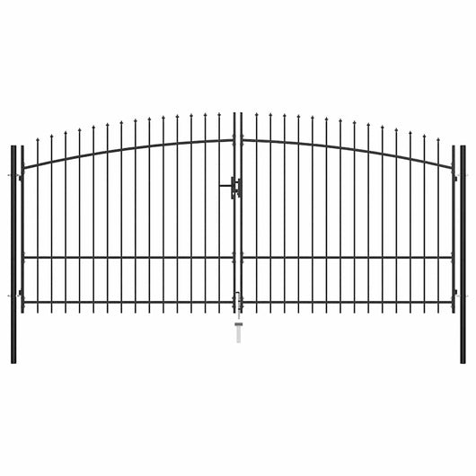 Cancello Doppio con Punte a Lancia 400x225 cm