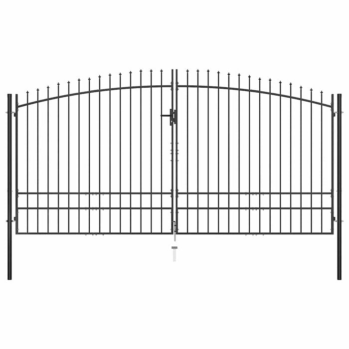 Cancello Doppio con Punte a Lancia 400x248 cm 145742