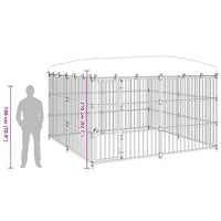 Canile da Esterno con Tetto 300x300x210 cm 170895