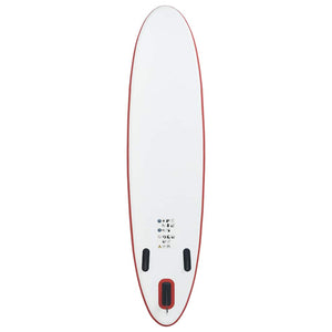 Set Tavola da SUP e Surf Gonfiabile Rosso e Bianco cod mxl 55795