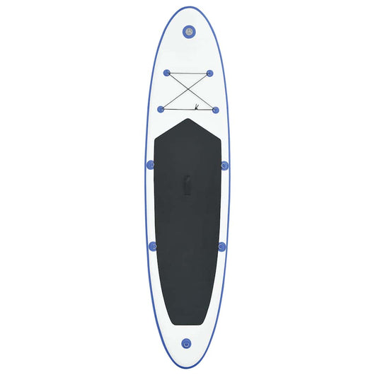 Set Tavola da SUP e Surf Gonfiabile Blu e Bianco 92202
