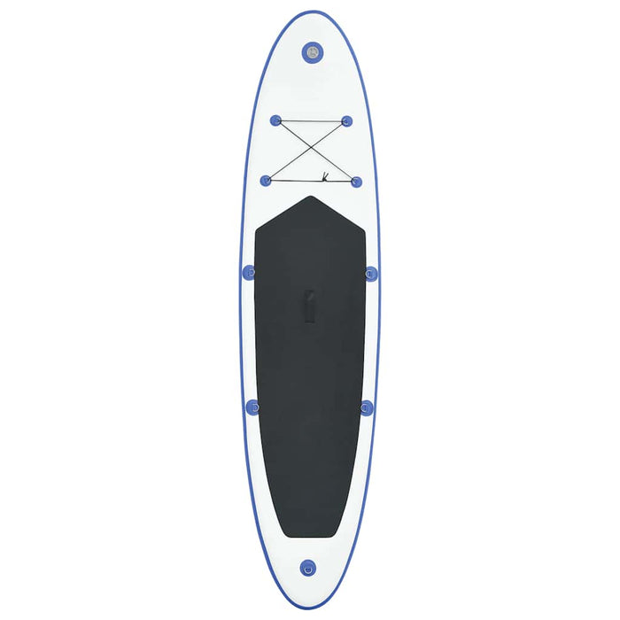 Set Tavola da SUP e Surf Gonfiabile Blu e Bianco 92202