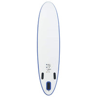 Set Tavola da SUP e Surf Gonfiabile Blu e Bianco 92202