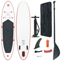 Set Tavola da SUP e Surf Gonfiabile Rosso e Bianco cod mxl 65967