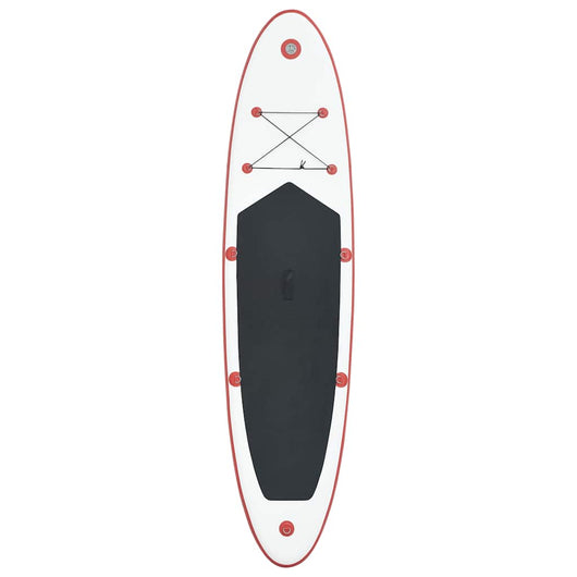 Set Tavola da SUP e Surf Gonfiabile Rosso e Bianco 92203