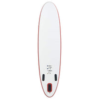 Set Tavola da SUP e Surf Gonfiabile Rosso e Bianco 92203