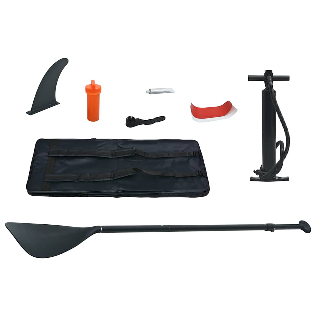 Set Tavola da SUP e Surf Gonfiabile Rosso e Bianco 92203