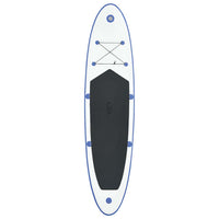 Set Tavola da SUP e Surf Gonfiabile Blu e Bianco 92204