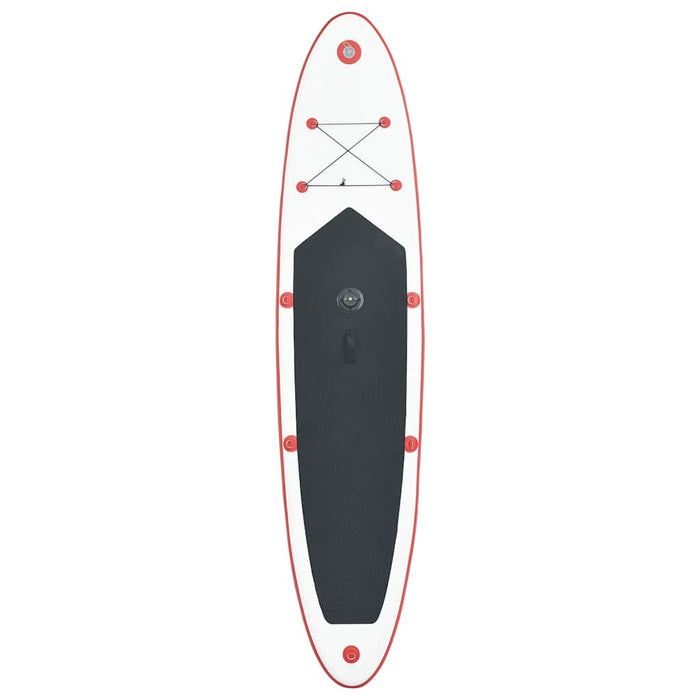 Set Tavola Gonfiabile da SUP con Vela Rosso e Bianco cod mxl 66797