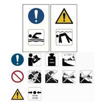 Set Tavola Gonfiabile da SUP con Vela Blu e Bianco 92210