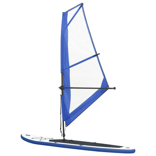 Set Tavola Gonfiabile da SUP con Vela Blu e Bianco 92210