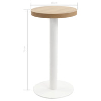 Tavolo da Bistrot Marrone Chiaro 40 cm in MDF 286414