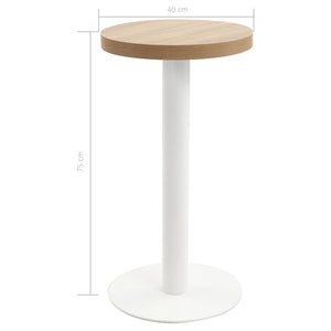 Tavolo da Bistrot Marrone Chiaro 40 cm in MDF 286414