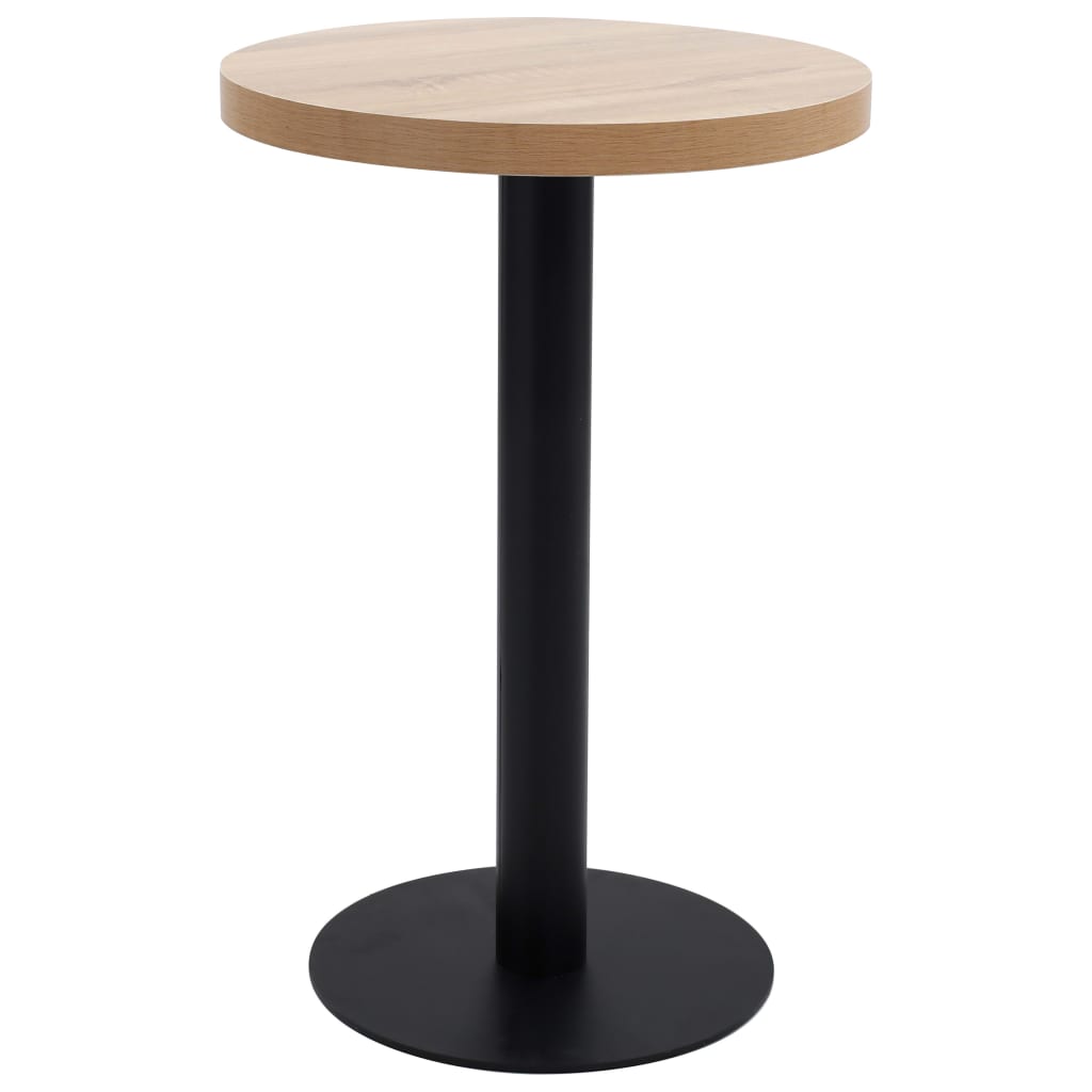 Tavolo da Bistrot Marrone Chiaro 50 cm in MDF cod mxl 15169