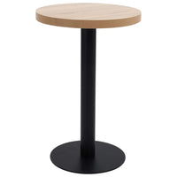 Tavolo da Bistrot Marrone Chiaro 50 cm in MDF cod mxl 15169