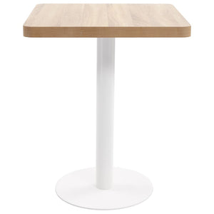 Tavolo da Bistrot Marrone Chiaro 60x60 cm in MDF 286429