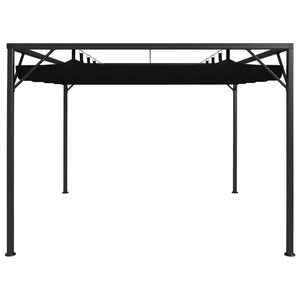 Gazebo da Giardino con Tetto a Scomparsa 3x3 m Antracite 47954