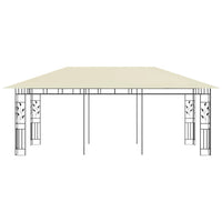 Gazebo con Zanzariera 6x3x2,73 m Crema 47971