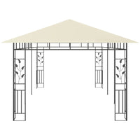 Gazebo con Zanzariera 6x3x2,73 m Crema 47971