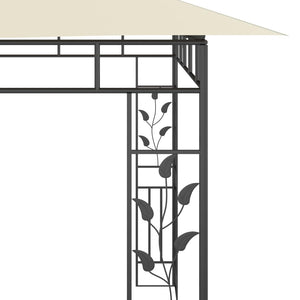Gazebo con Zanzariera 6x3x2,73 m Crema 47971