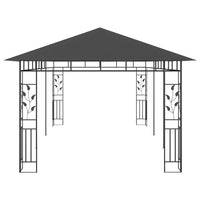 Gazebo con Zanzariera 6x3x2,73 m Antracite 47974