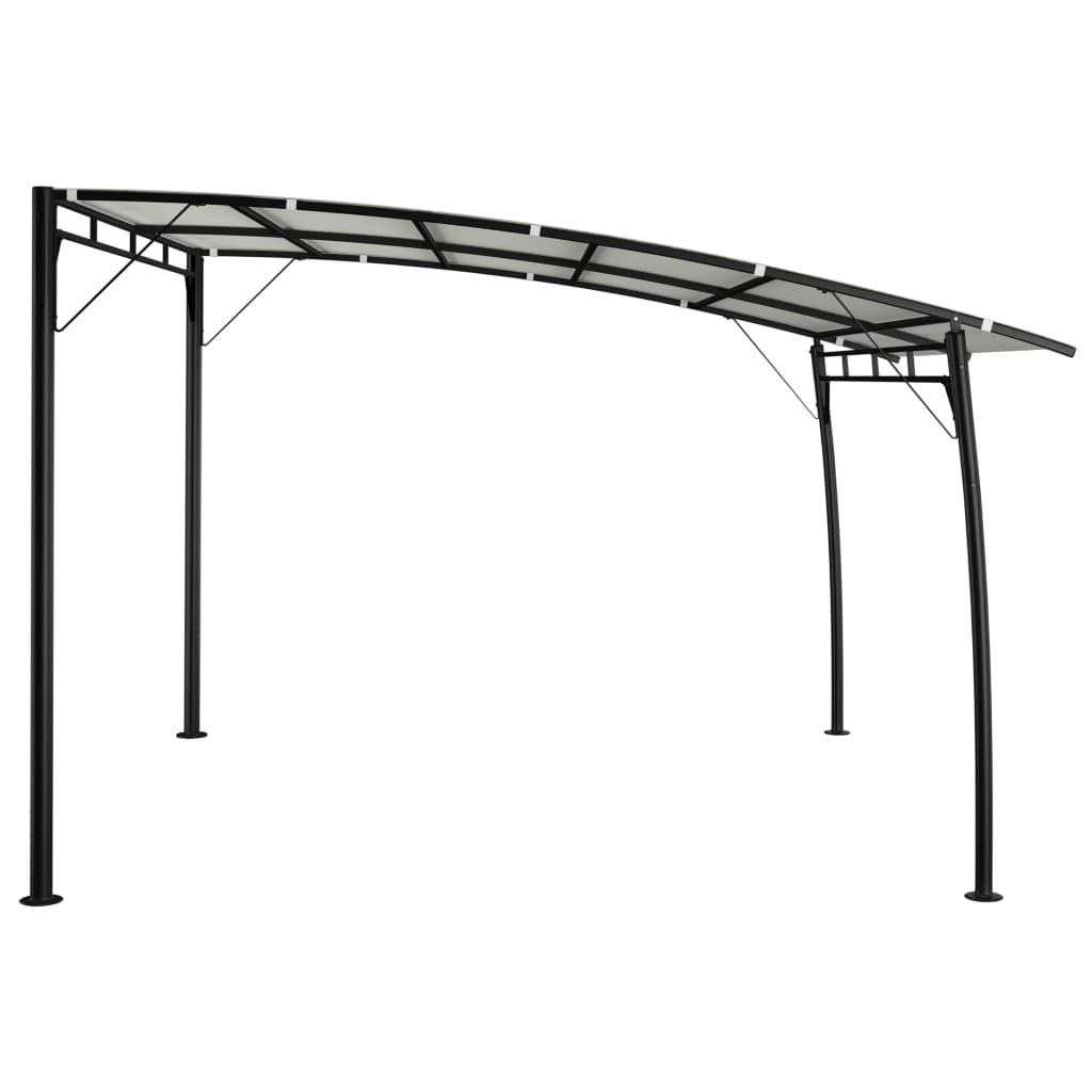 Tenda Parasole da Giardino 3x3x2,55 m Crema 47975
