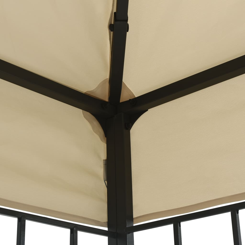 Gazebo 3x3 m Crema 47983