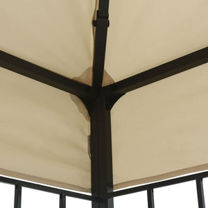 Gazebo 3x3 m Crema 47983