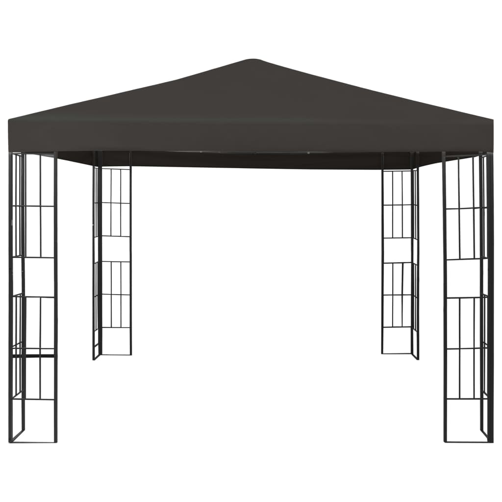 Gazebo 3x3 m Antracite 47984