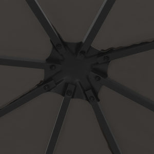 Gazebo 3x3 m Antracite 47984