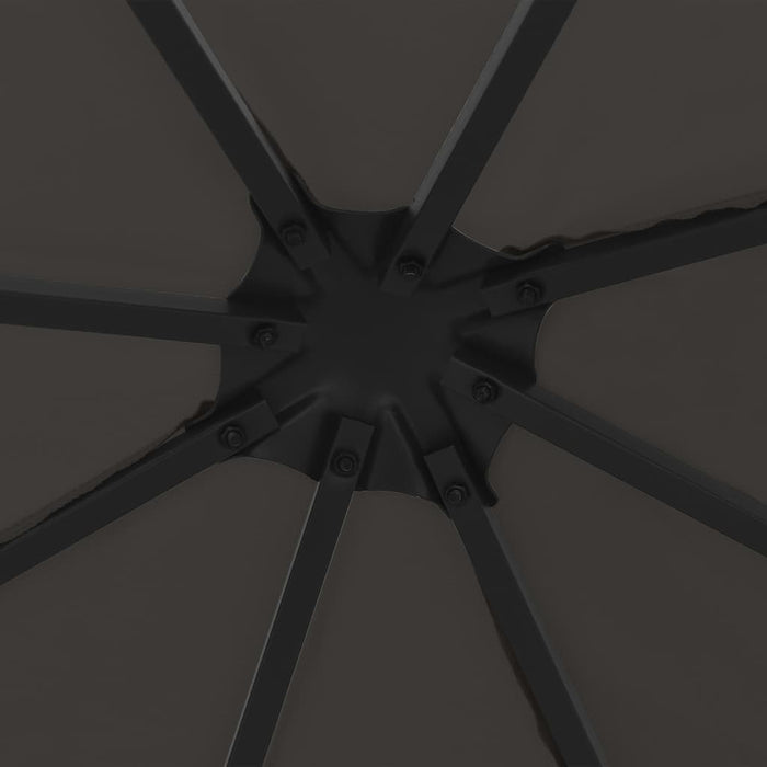 Gazebo 3x3 m Antracite 47984